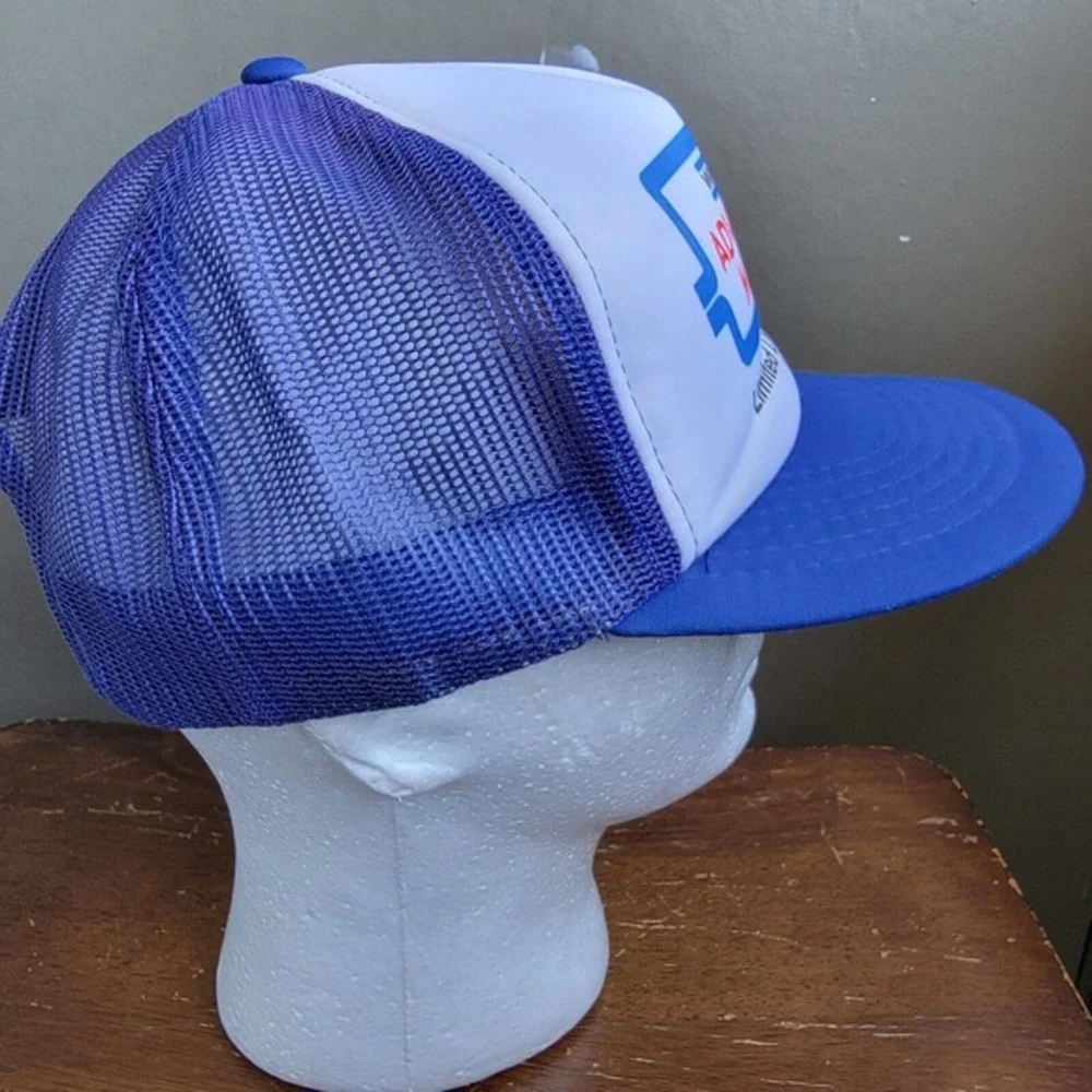 Vtg Walker Advantage Muffler Snapback Mesh Trucker Hat Cap 1980s Automotive 80's